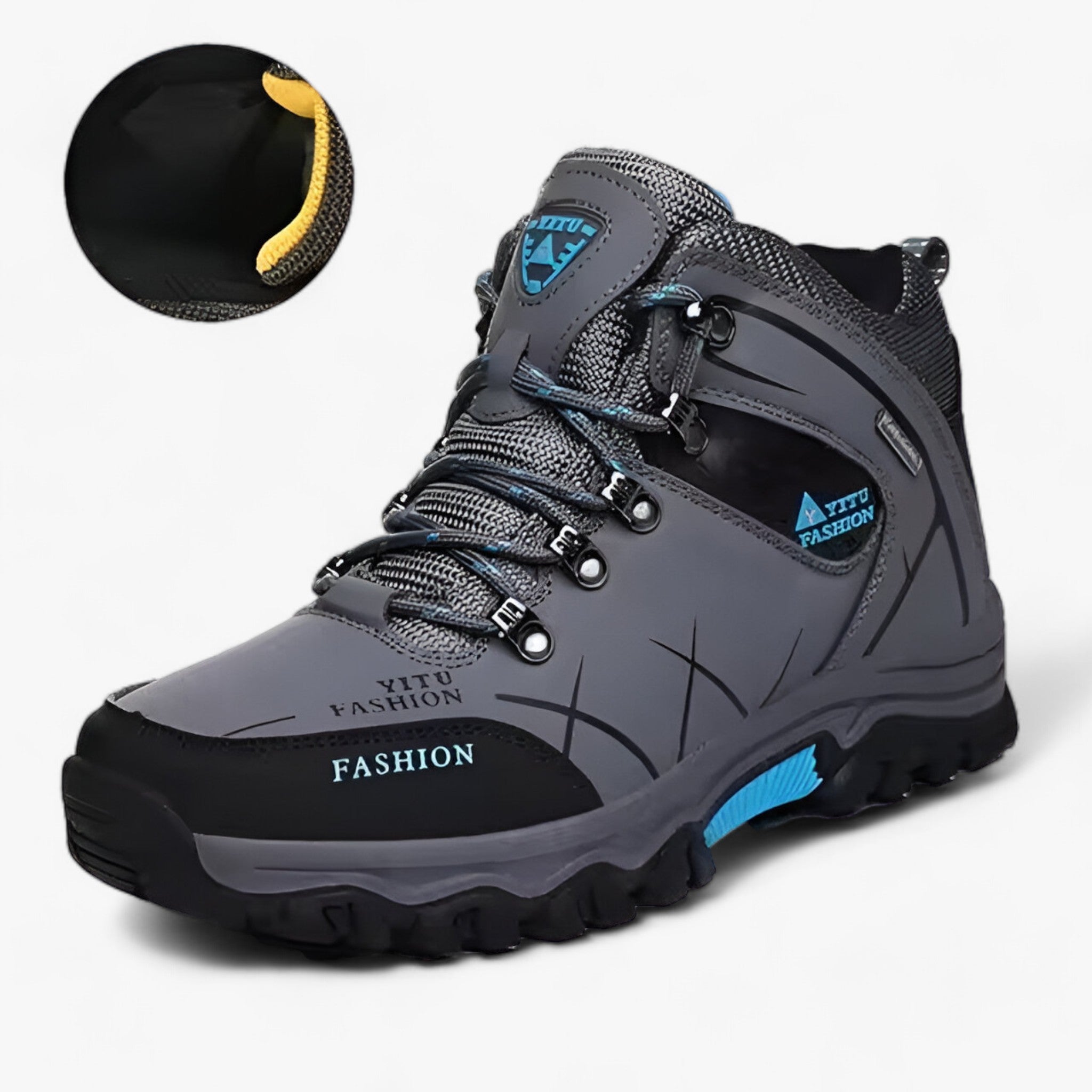 Bottes en cuir étanches pour la neige - Ultra chaudes pour l'hiver
