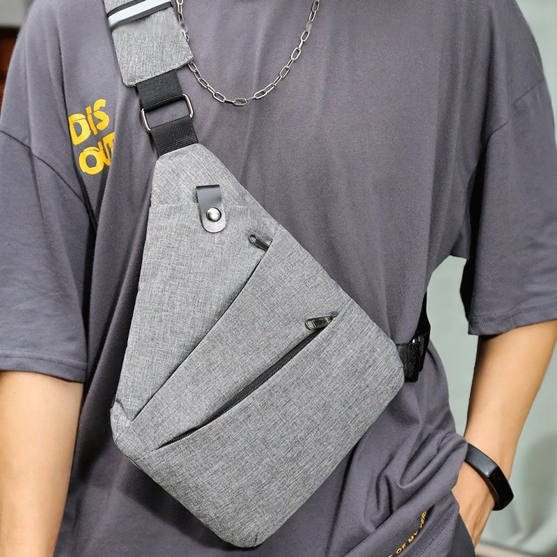 Mubilux SafeCarry Sac bandoulière anti-vol élégant pour hommes