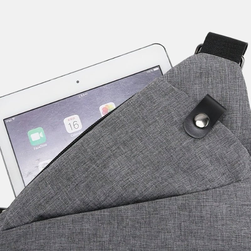 Mubilux SafeCarry Sac bandoulière anti-vol élégant pour hommes