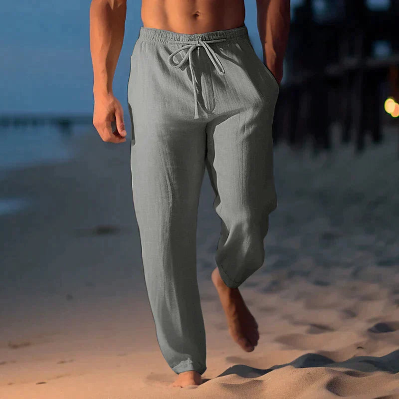 Herren-Sommerhose aus Leinen – Leicht, stilvoll und atmungsaktiv