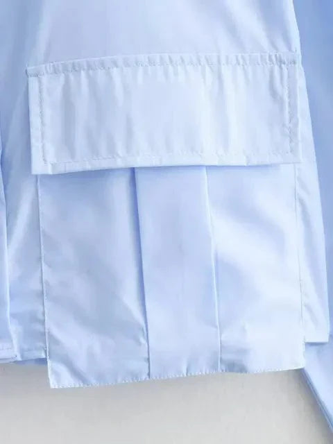 Zayala Crop Blouse – Minimalistisch, Stijlvol & Veelzijdig