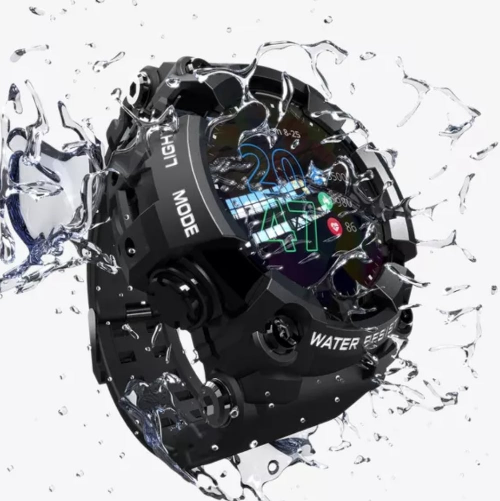 Elfire Smartwatch – Duurzaam, Krasbestendig en Vol Sensortechnologie