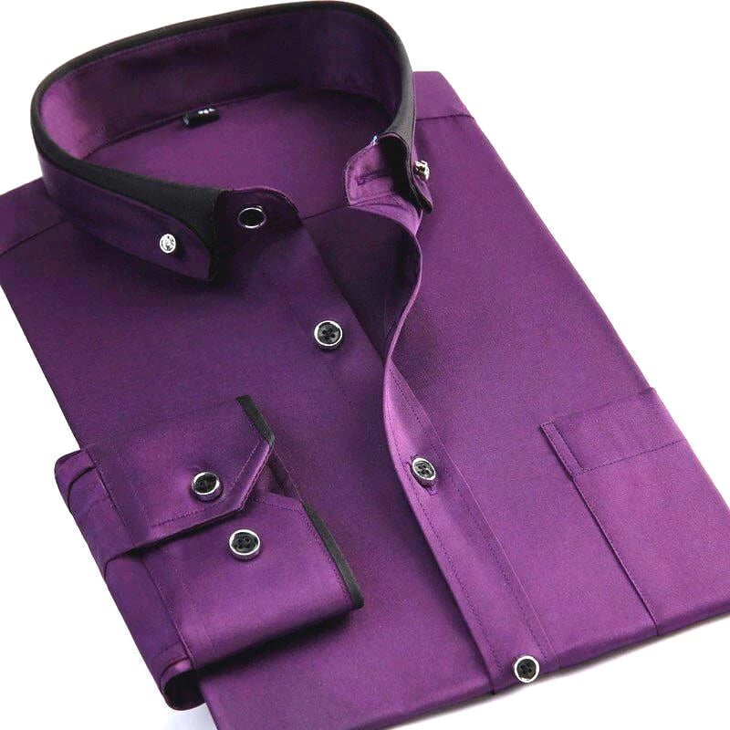 Chemise pour homme à manches longues - Confortable et élégante pour chaque occasion