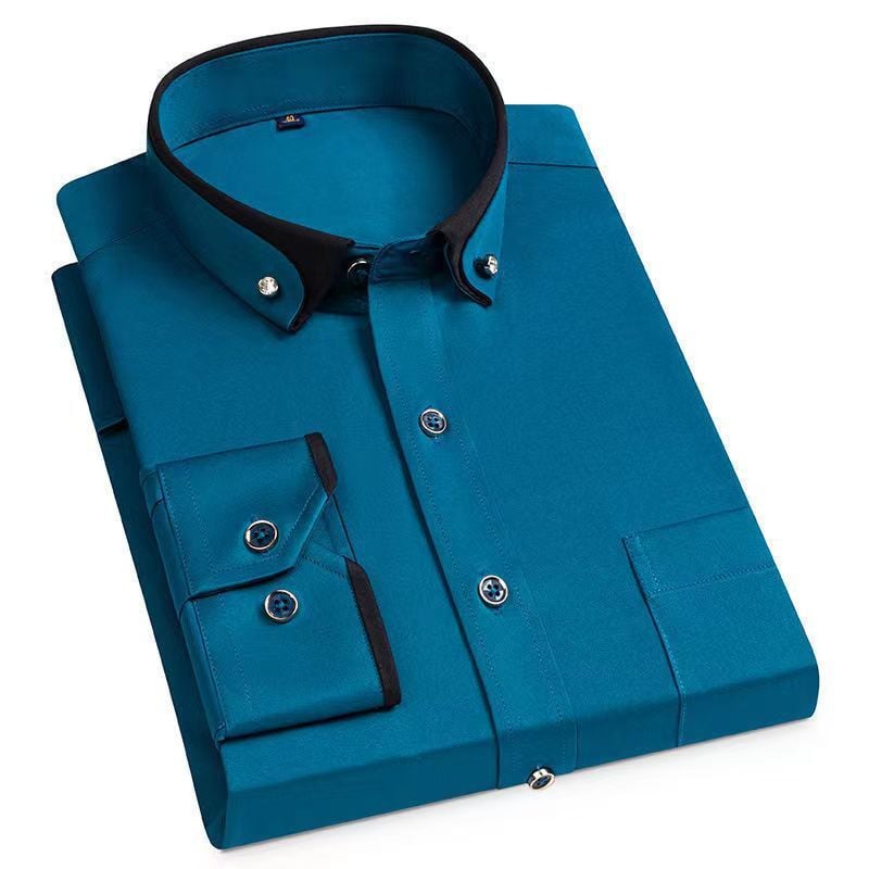 Chemise pour homme à manches longues - Confortable et élégante pour chaque occasion