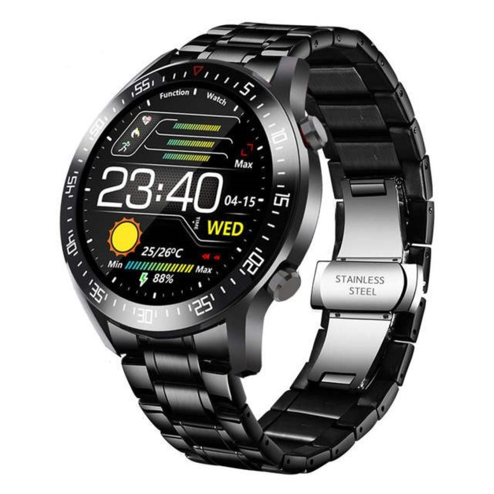 Smart Steel Smartwatch | Heren Sporthorloge van Roestvrij Staal