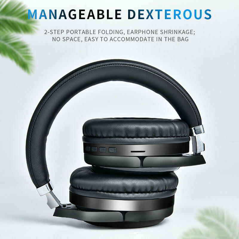 Mubilux Echte Draadloze Hoofdtelefoon TM061 BT5.0 Hoofdtelefoon Gaming Headset