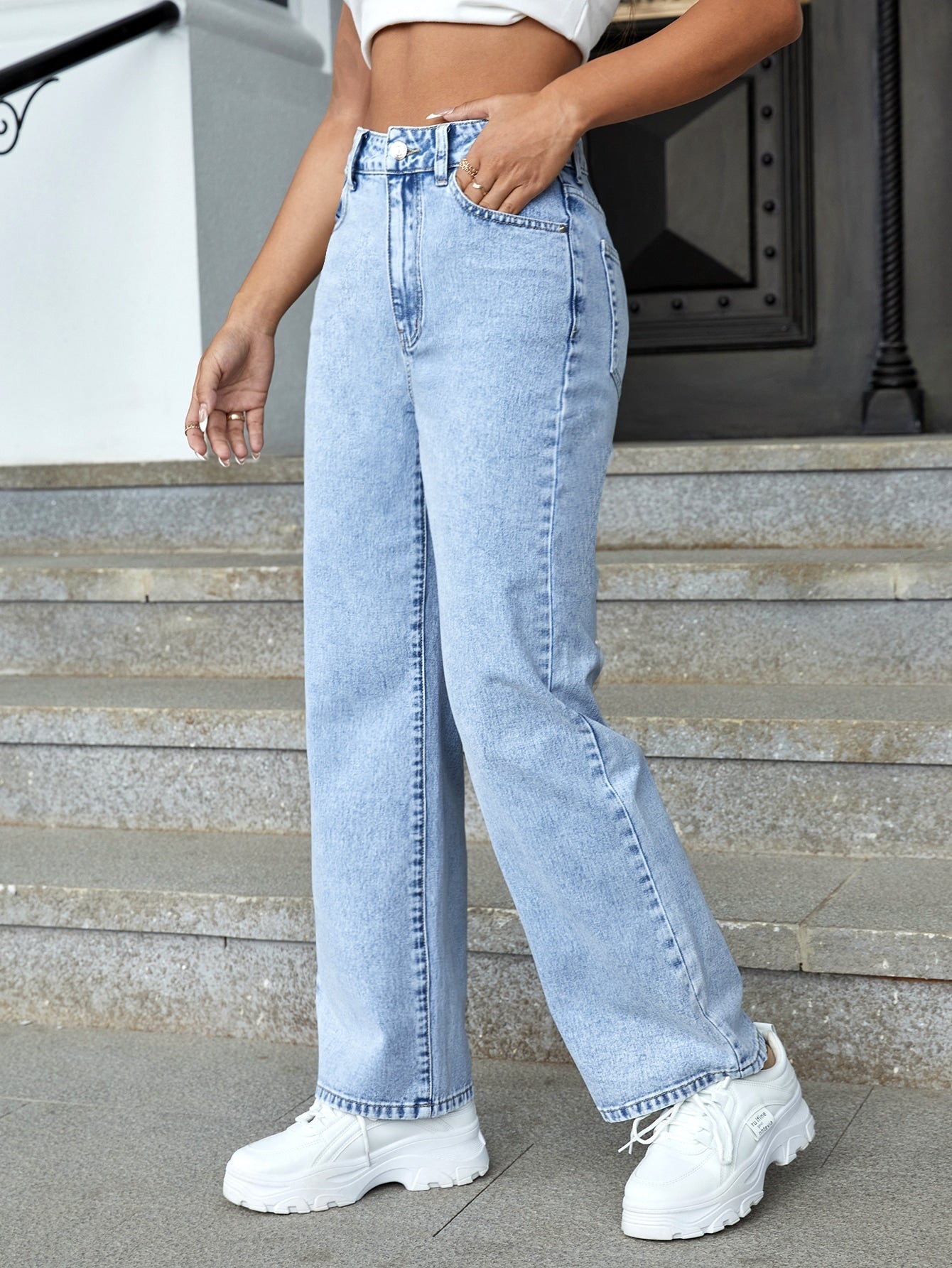 Mubilux Jeans para Damas | 100% Algodón, Diseño Moderno 5