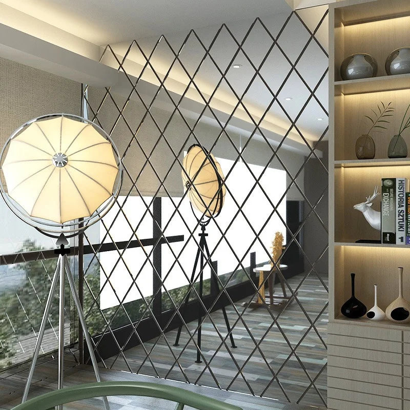 Mubilux 3D miroir diamant poli