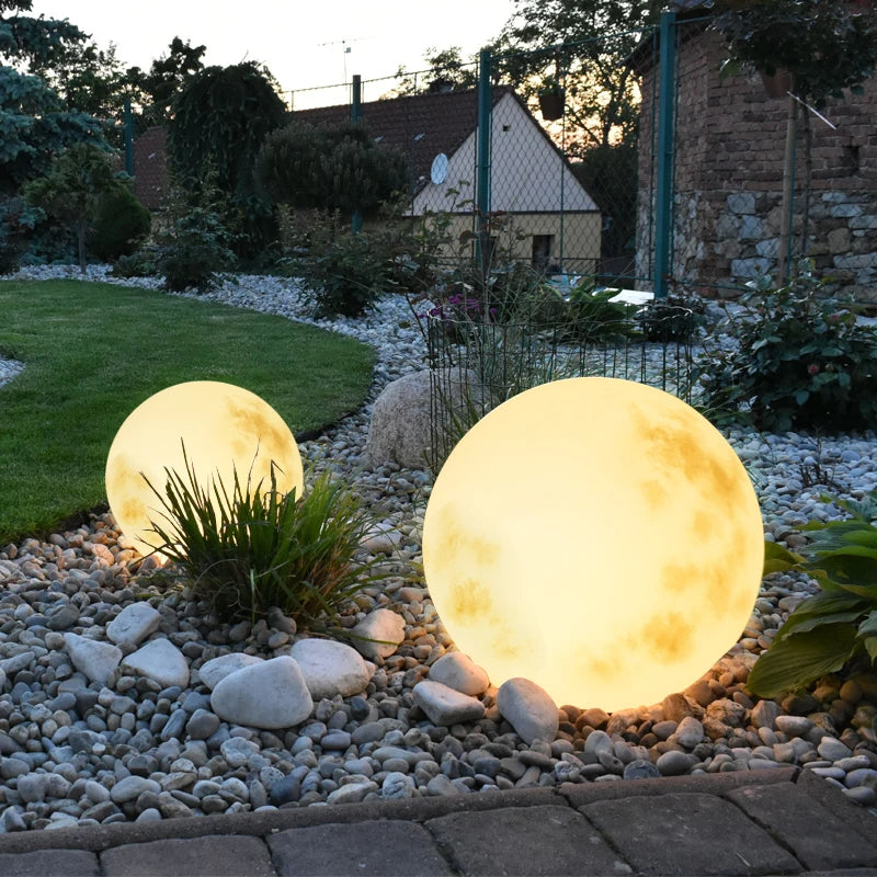 Mubilux MoonlitOasis | Tuinlamp in de vorm van de maan