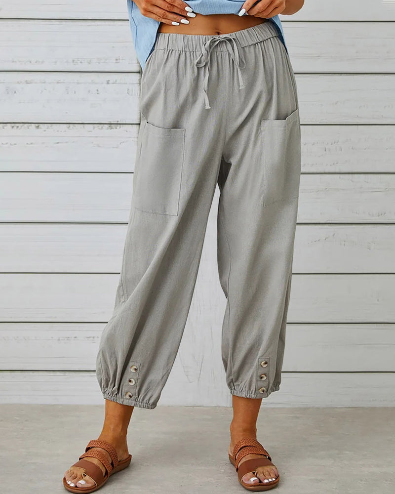 Eva Pantalones Sueltos para Mujeres | Alta Cintura, Comodidad y Estilo 2