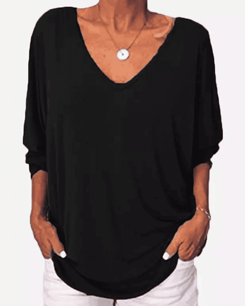Mubilux Blouse met sluiting aan de achterkant