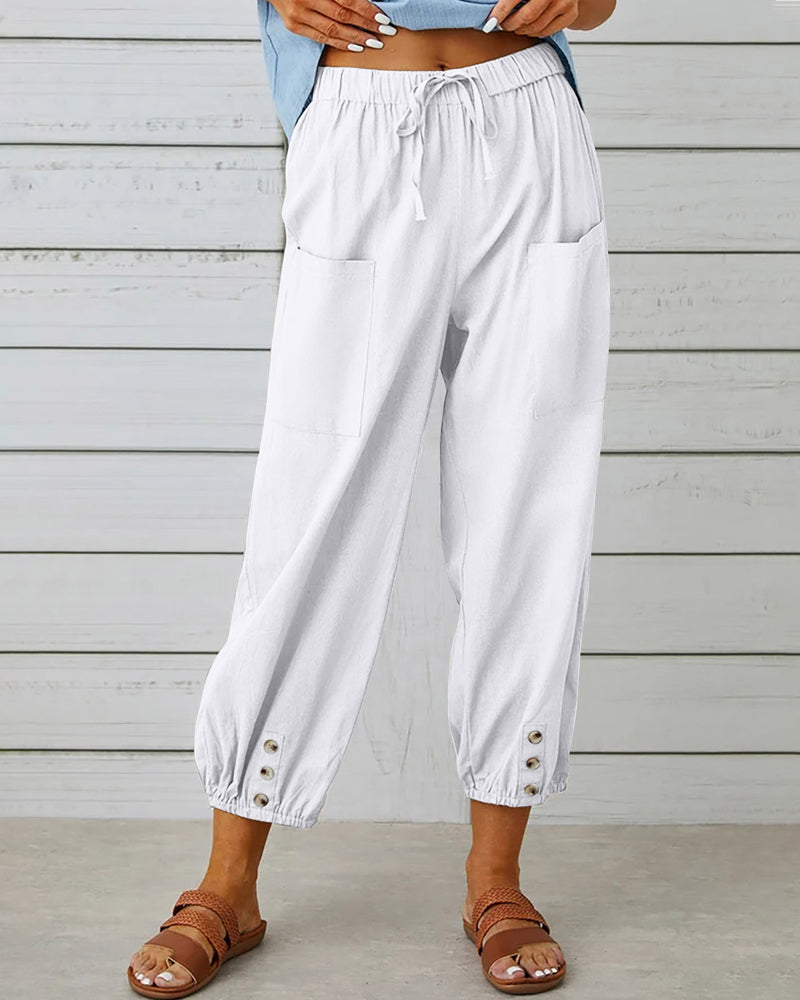 Eva Pantalones Sueltos para Mujeres | Alta Cintura, Comodidad y Estilo 3