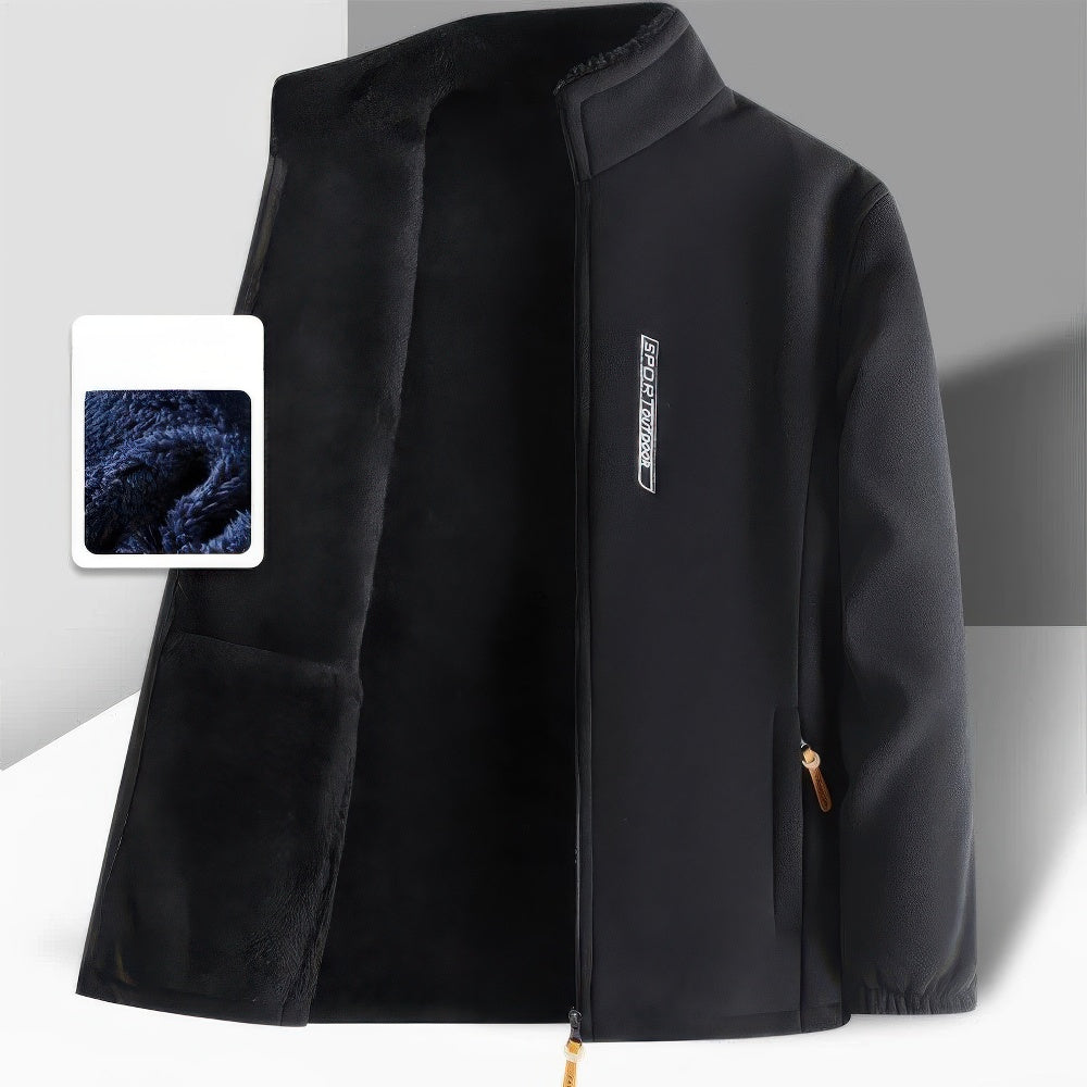 Heren Fleece Gevoerd Winterjack - Comfortabel en Stijlvol