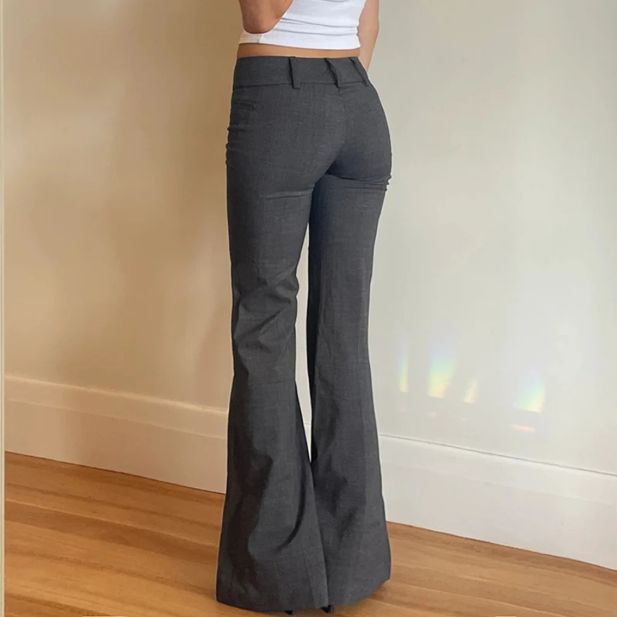 Ylica Broek | Hoog Uitgesneden Uitlopende Broek voor Stijl en Comfort