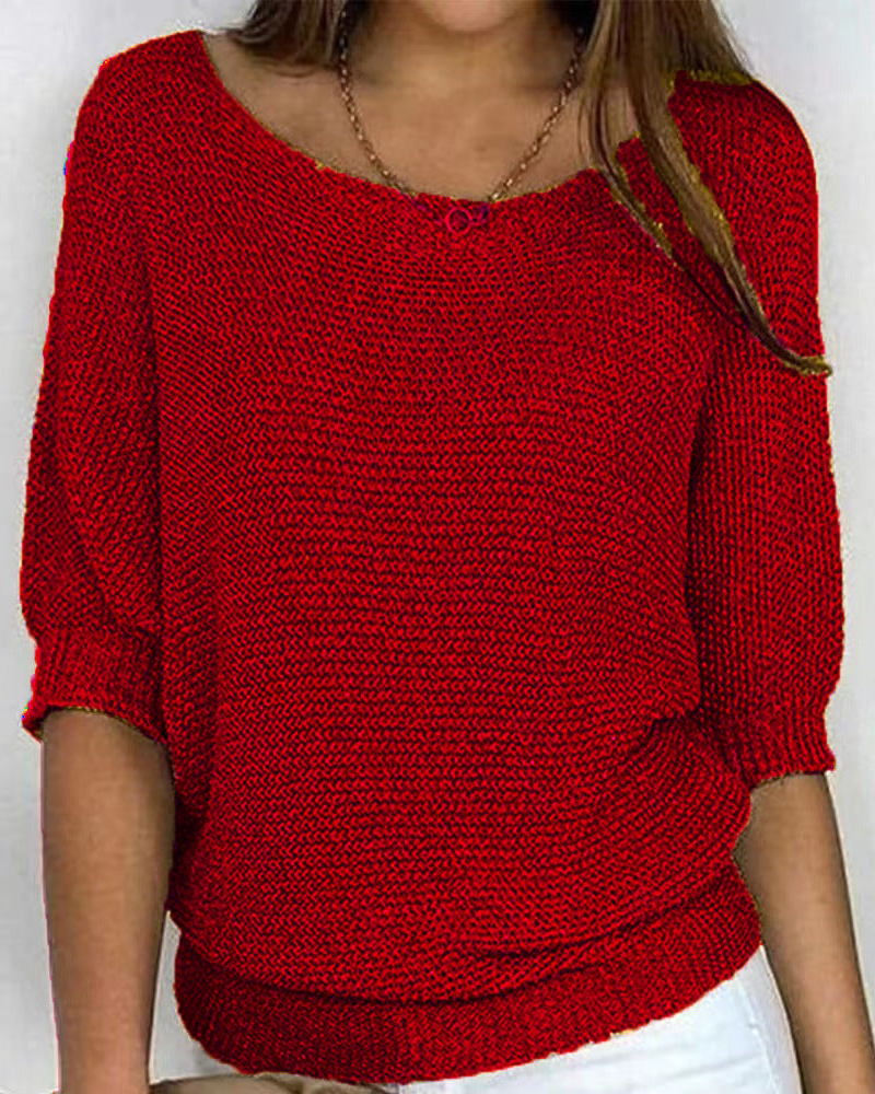 Leila Suéter Casual para Mujer | Ajuste Slim, Tejido Suave 4