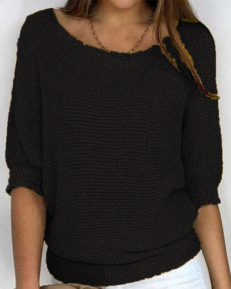 Leila Suéter Casual para Mujer | Ajuste Slim, Tejido Suave 5