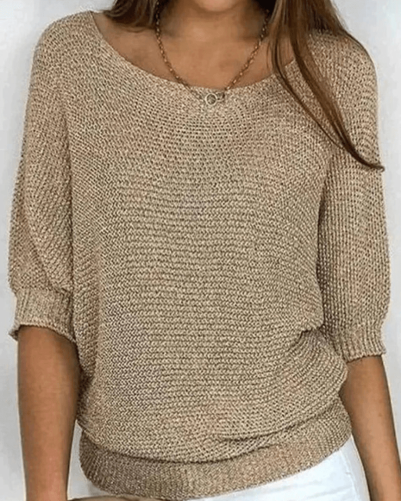 Leila Suéter Casual para Mujer | Ajuste Slim, Tejido Suave 7