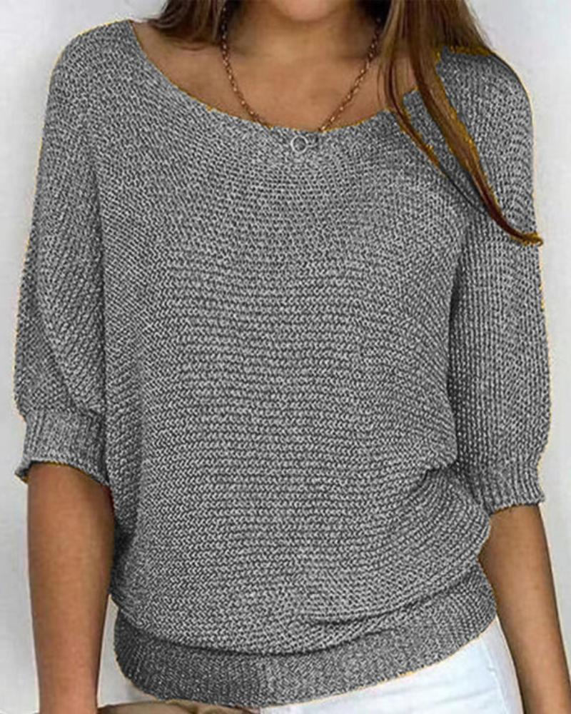 Leila Suéter Casual para Mujer | Ajuste Slim, Tejido Suave 2