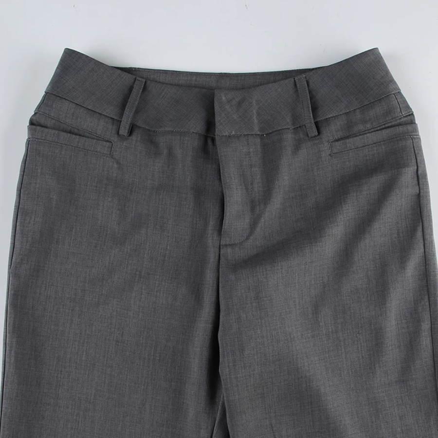 Ylica Broek | Hoog Uitgesneden Uitlopende Broek voor Stijl en Comfort