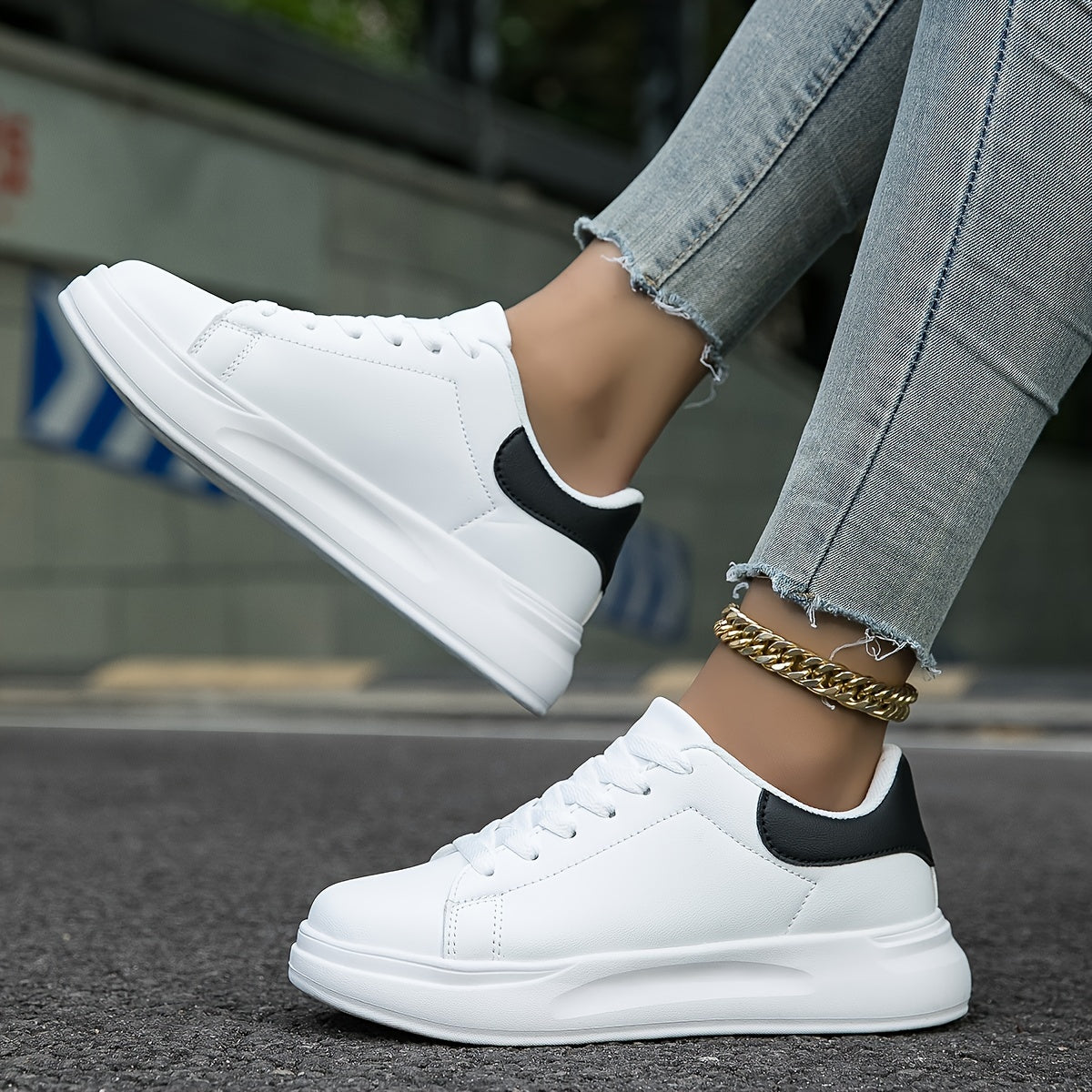 Maureen – Orthopedische Witte Sneakers