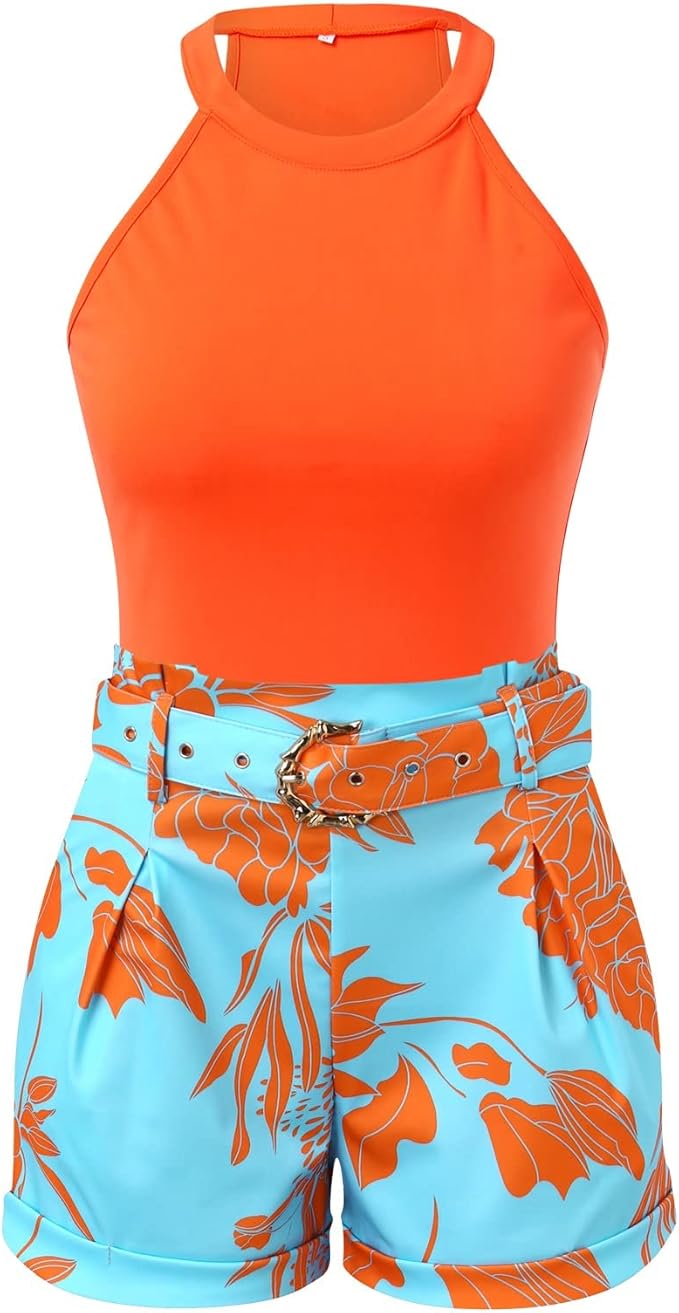 Mubilux Auralia - Oranje Tweedelige Set