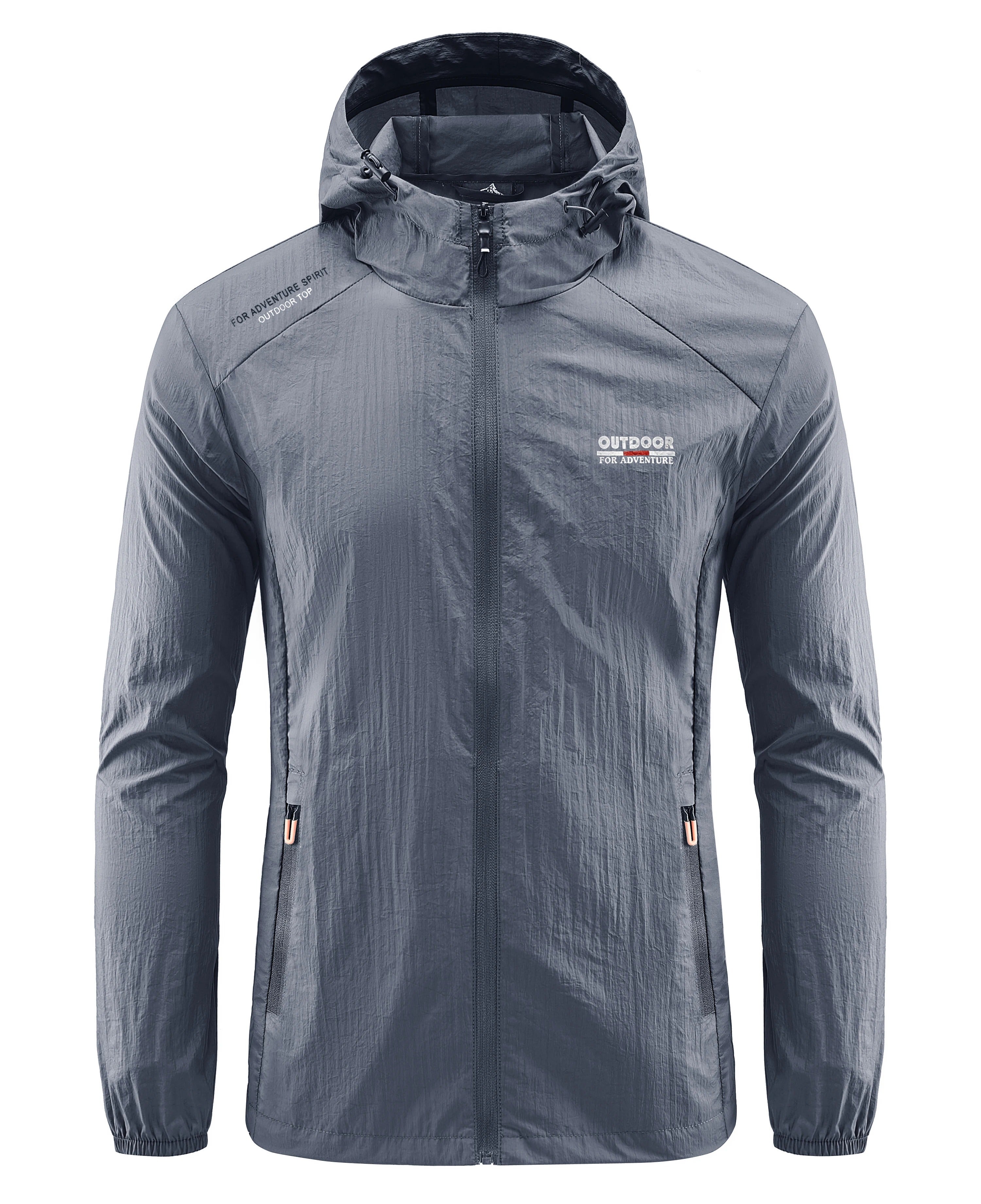 Mubilux Veste d'été - Coupe-vent et Imperméable pour l'extérieur