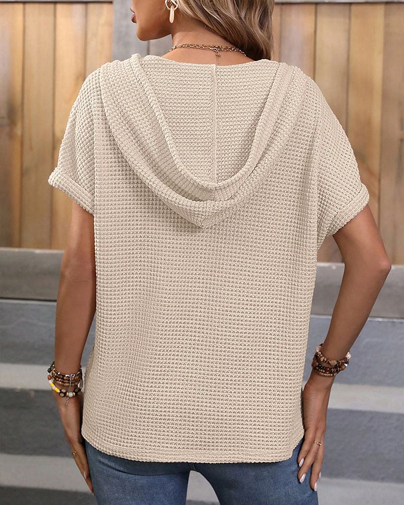 Mubilux Blouse Met Touwtje En Capuchon