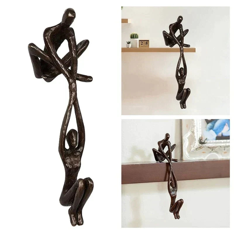 LoveBalance | Amour et Force Éternels | Sculpture Figurine | Décoration Maison | Décoration Unique