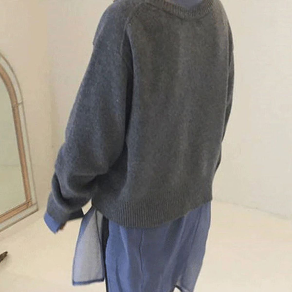 PureSoft – Gilet en cachemire avec fermeture ludique à boutons