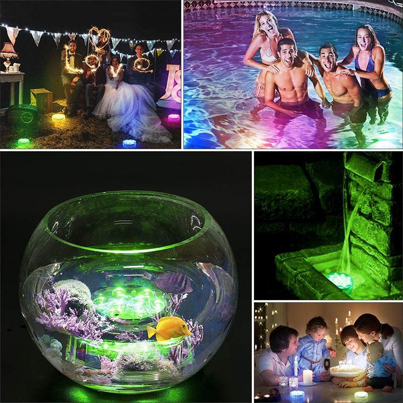 Magic Lights - Éclairage LED submersible étanche pour des effets d'ambiance