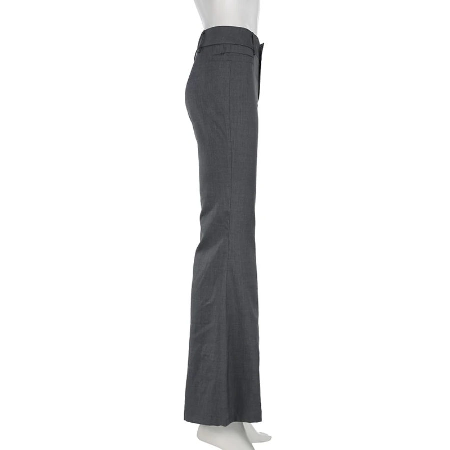 Ylica Broek | Hoog Uitgesneden Uitlopende Broek voor Stijl en Comfort