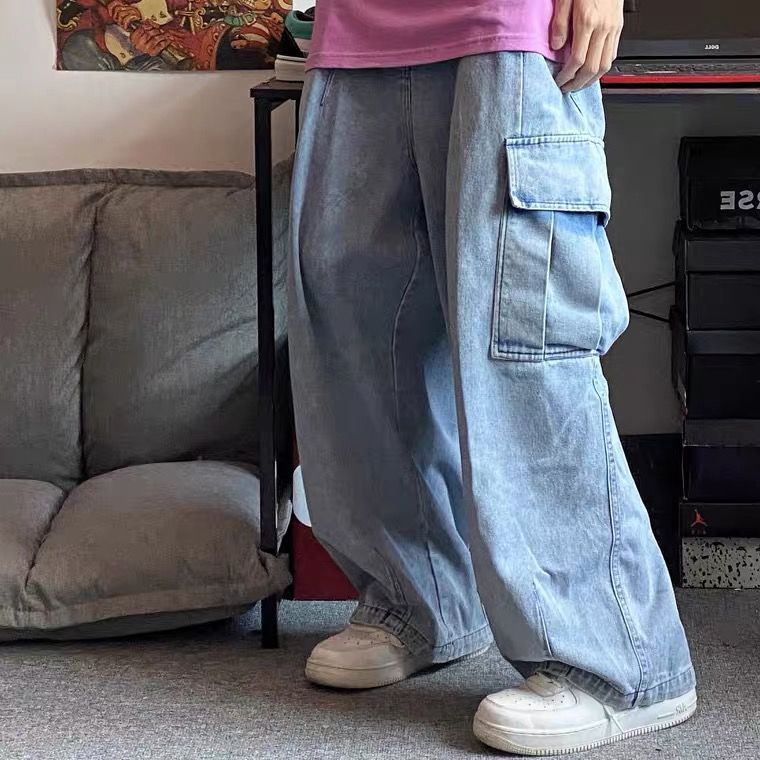 Gewassen Losse Baggy Broek – Comfort en Stijl voor Elke Dag