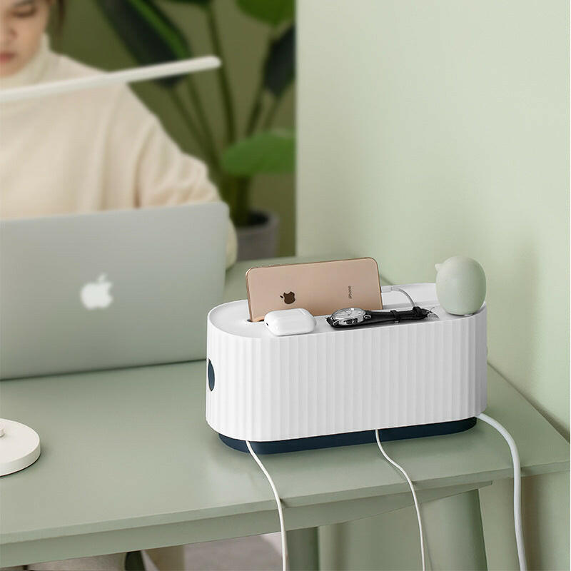 Mubilux Multiprise Boîte de rangement pour câbles