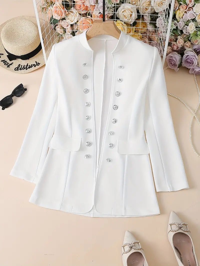 Mubilux Adelis | Chique blazer met lange mouwen en knoopsluiting aan de voorkant