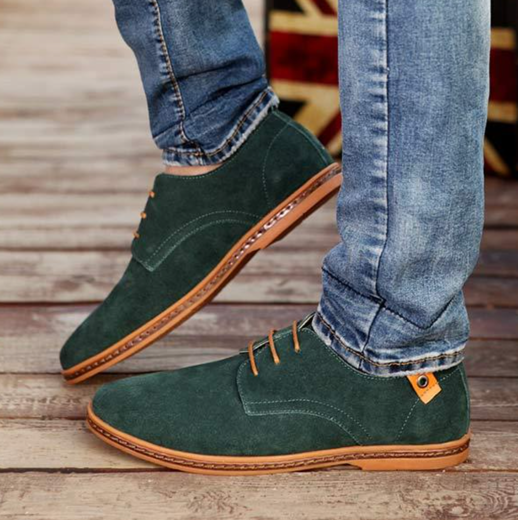 Mubilux - Elegante suède schoenen voor heren