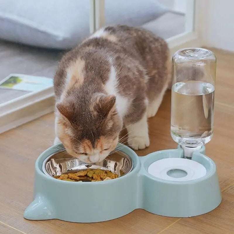 Mubilux 2-in-1 voerbak voor kat en hond
