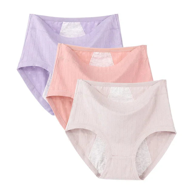 Mubilux Menstruatie Slip Anti-lek Comfort Katoen 3 Stuks - Adora