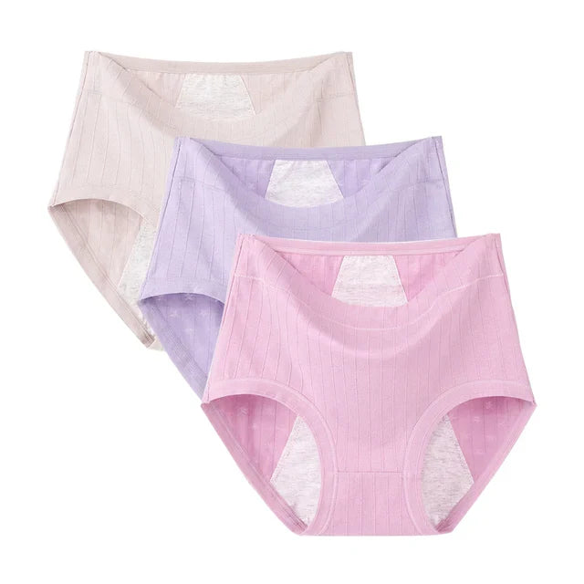 Mubilux Menstruatie Slip Anti-lek Comfort Katoen 3 Stuks - Adora