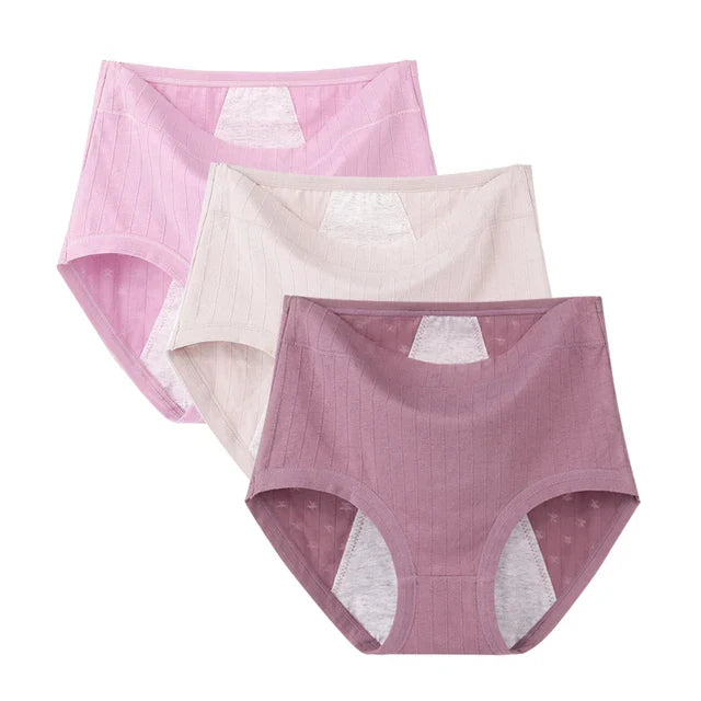Mubilux Menstruatie Slip Anti-lek Comfort Katoen 3 Stuks - Adora