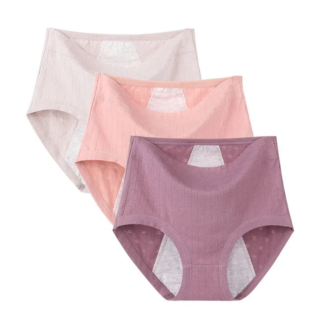 Mubilux Menstruatie Slip Anti-lek Comfort Katoen 3 Stuks - Adora