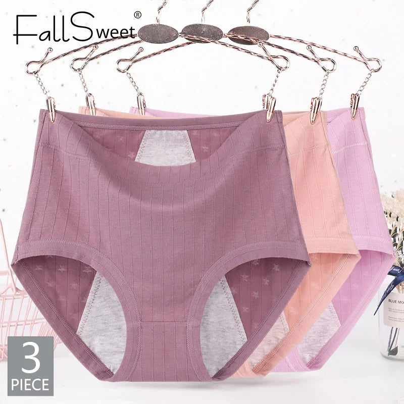 Mubilux Menstruatie Slip Anti-lek Comfort Katoen 3 Stuks - Adora