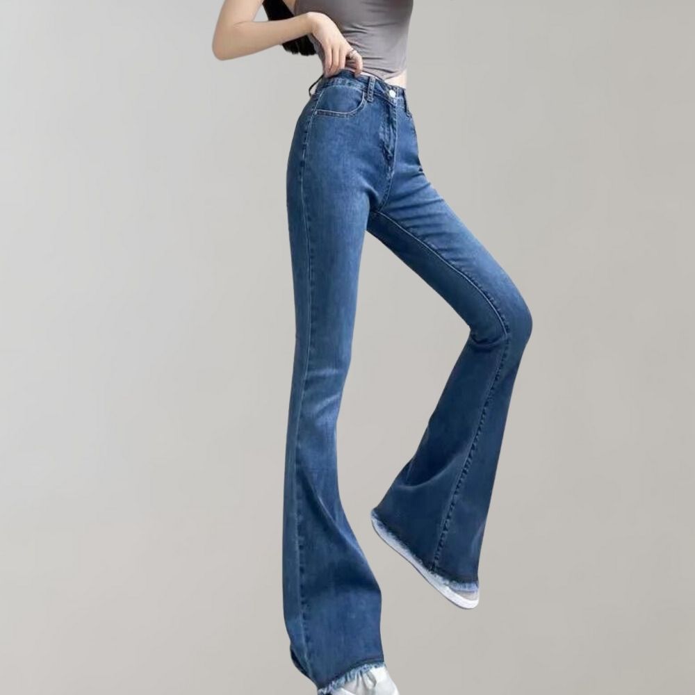 Helvi Uitlopende Broek | Stijlvolle Hoge Taille Flared Broek Dames