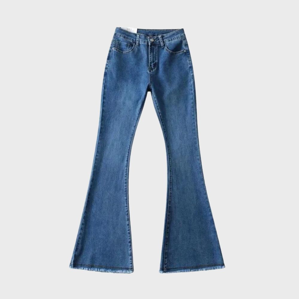 Helvi Uitlopende Broek | Stijlvolle Hoge Taille Flared Broek Dames