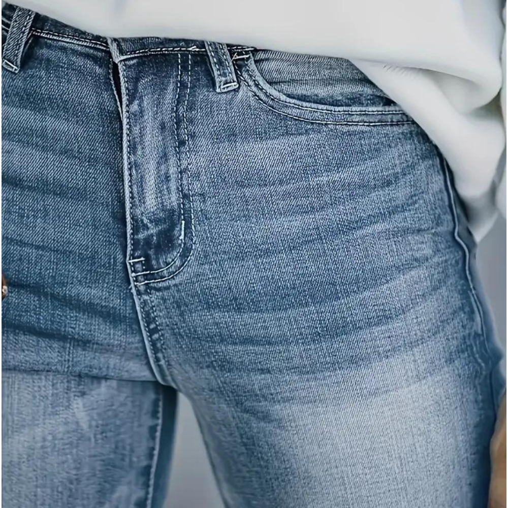 Pinja Vervaagde Uitlopende Broek | Stijlvolle Damesjeans van SACLOSE