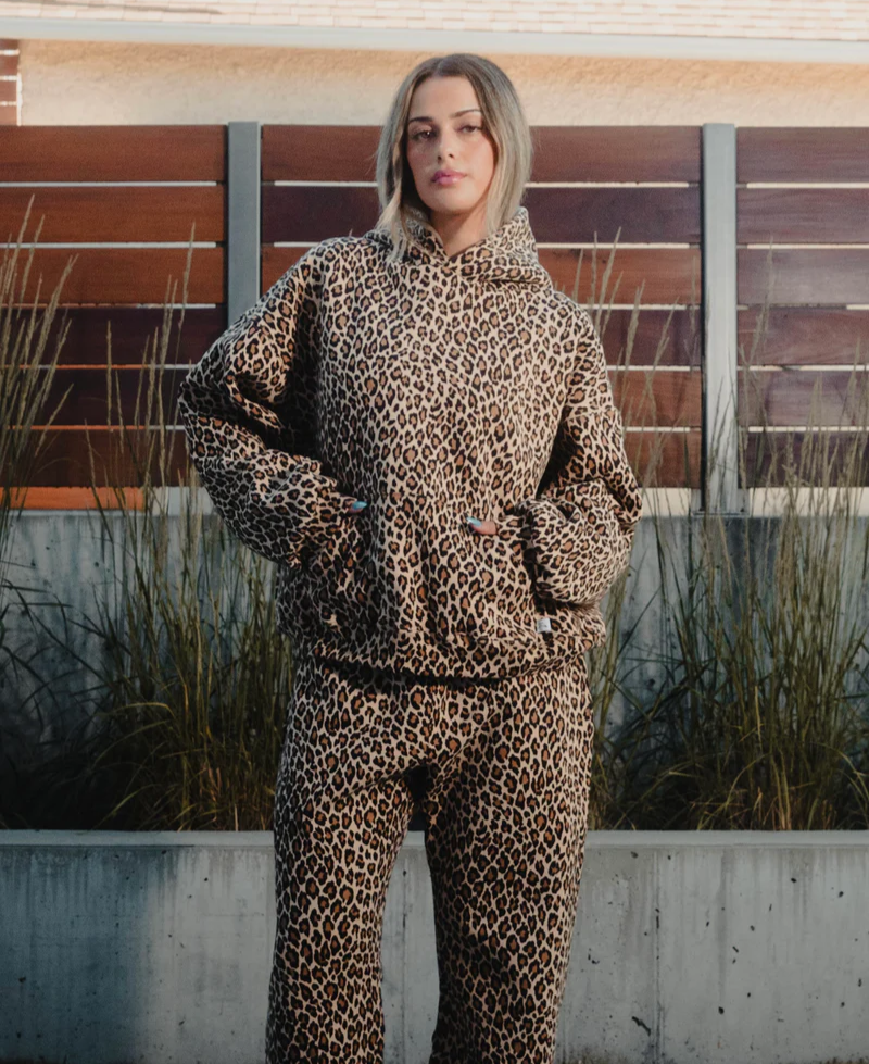 Unisex Set van Sweatshirt en Broek met Cheetah Patroon | Peroni