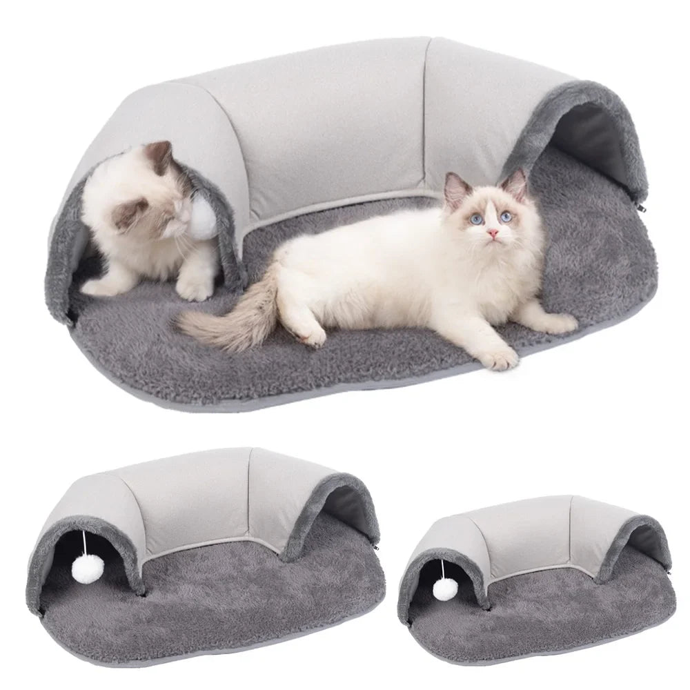 Mubilux 2-in-1 Tunnel Kattenbed