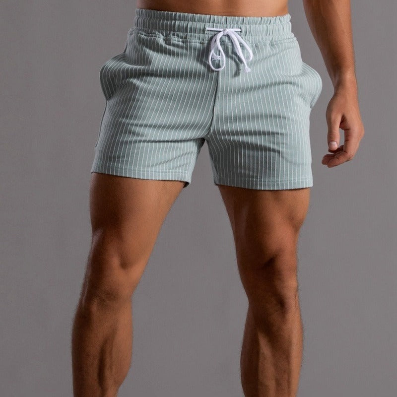 Gestreepte herenshorts - stijlvol & comfortabel voor de zomer