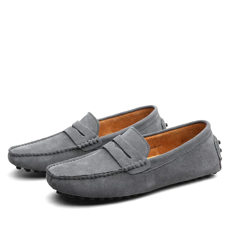 Mike - Tijdloze Suède Loafers in Italiaanse Stijl
