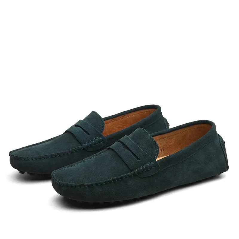 Mike - Tijdloze Suède Loafers in Italiaanse Stijl