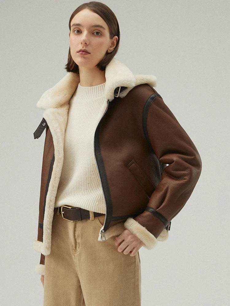 Bilma Stijlvolle Leren Jas met Capuchon | Luxe en Comfort voor de Winter